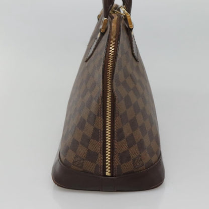 Louis Vuitton Alma, Brown, Canvas, handbag