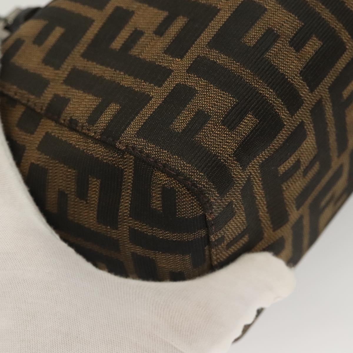 Fendi Vintage Bento Box Bag Zucca Canvas, BROWN, CANVAS, Handbag