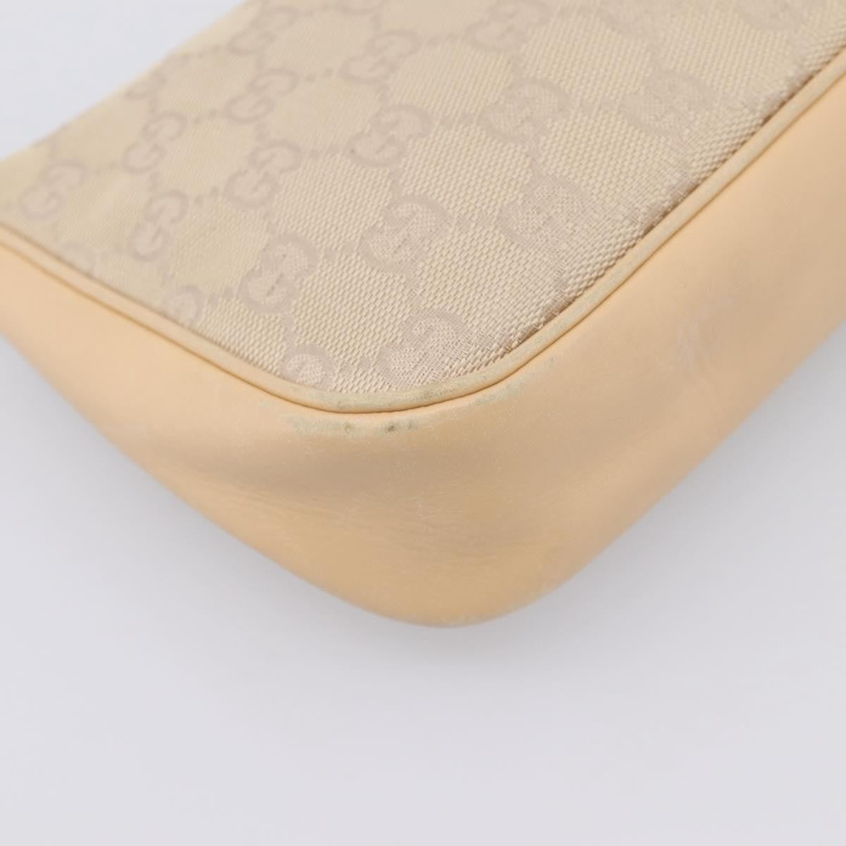 Gucci Bamboo Top Handle GG Canvas, Beige, Canvas, Handbag