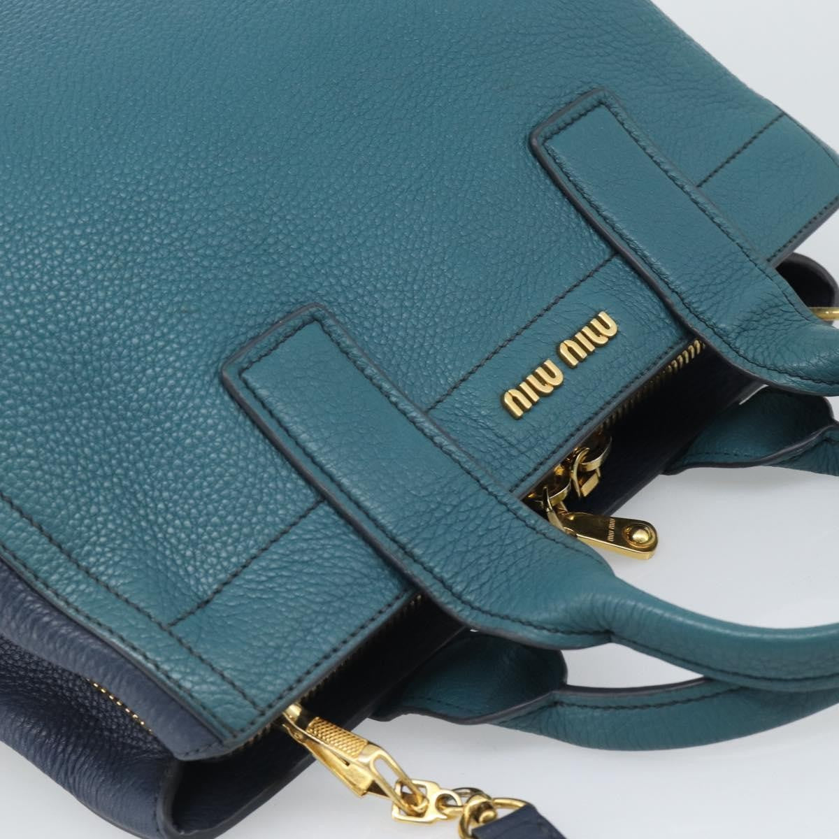 Miu Miu Vintage Leather, Green, Leather, Handbag