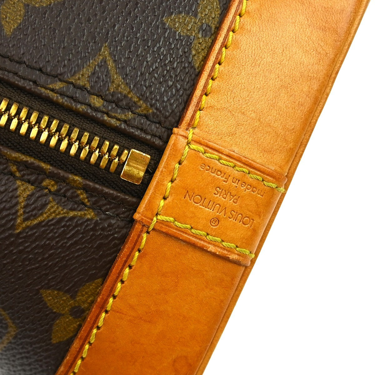 Louis Vuitton Alma Monogram, Brown, Canvas, Handbag