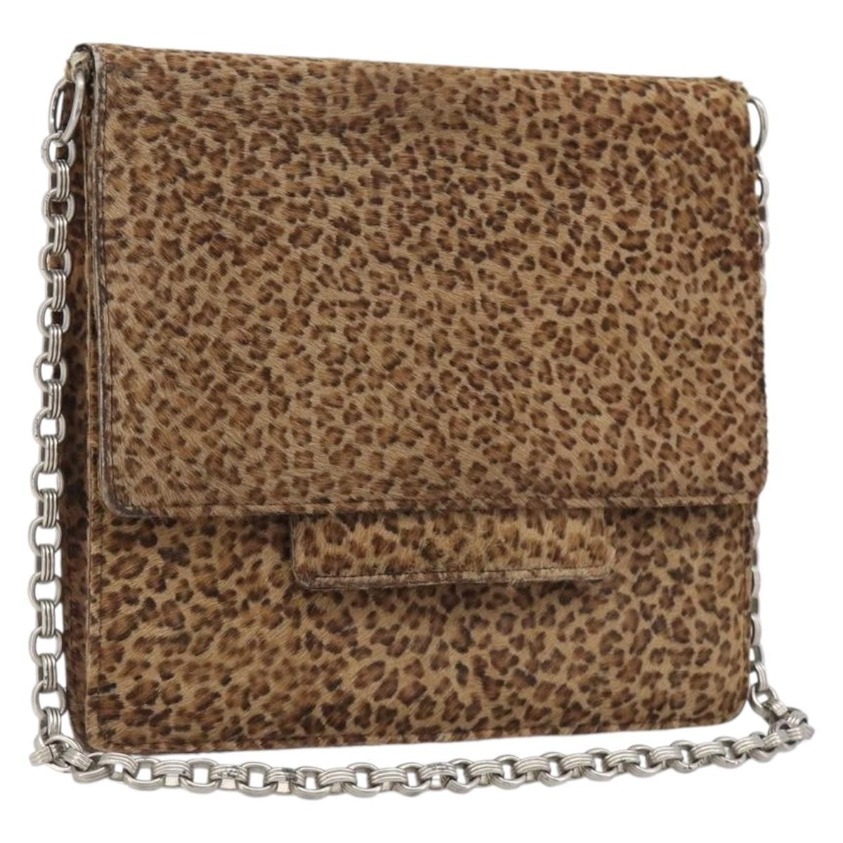 Bottega Veneta Shoulder Leather, Brown, Leather, Shoulder Bag