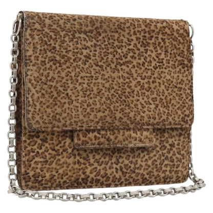 Bottega Veneta Shoulder Leather, Brown, Leather, Shoulder Bag