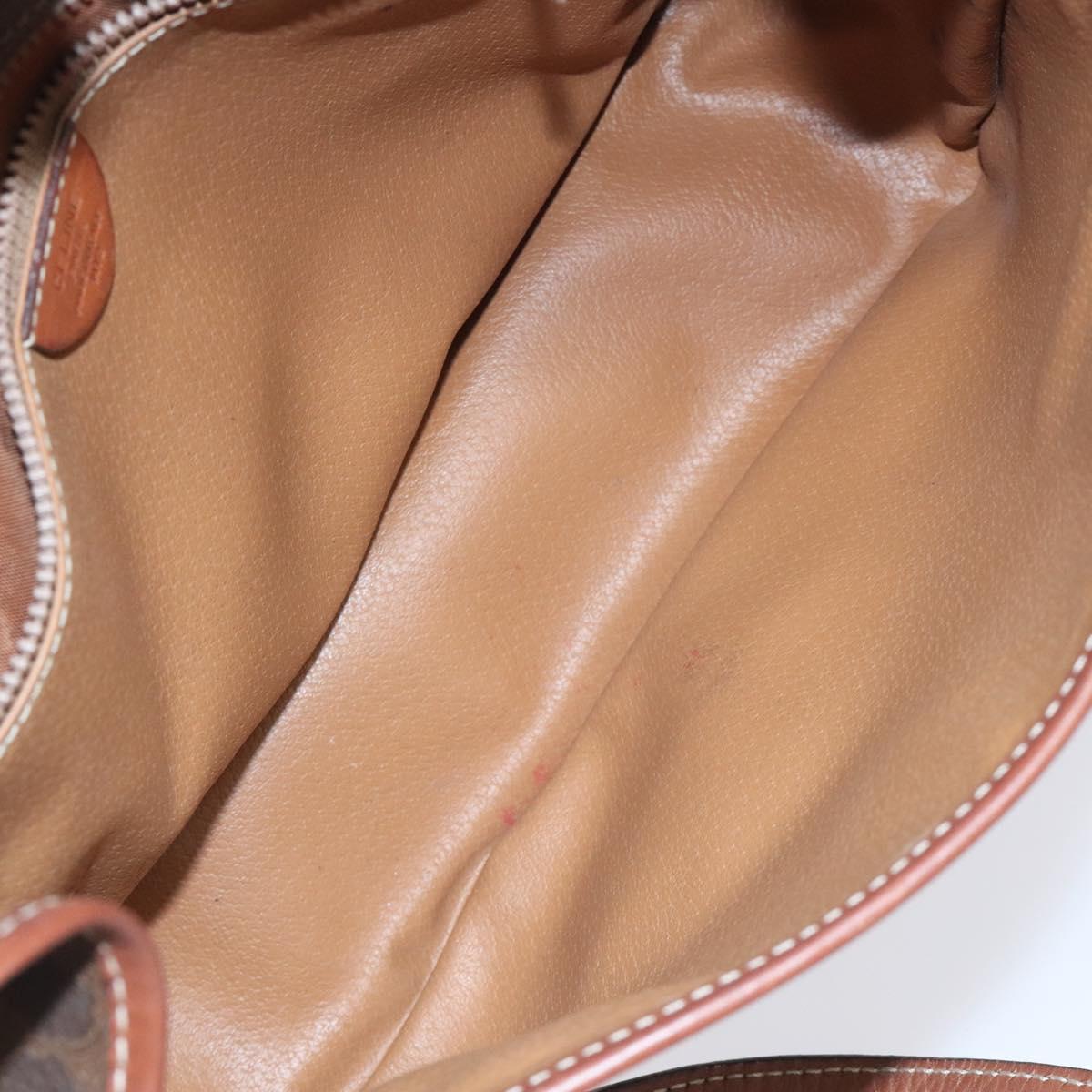 Céline Macadam, Brown, Canvas, shoulder