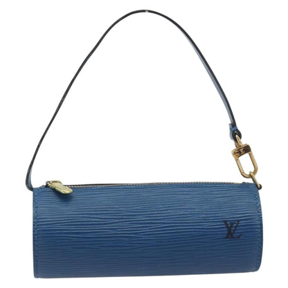 Louis Vuitton Soufflot Pochette Epi Leather, Blue, Leather, Clutch