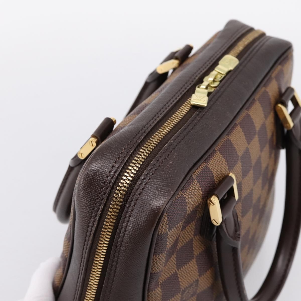 Louis Vuitton Brera Damier, Brown, Canvas, Handbag
