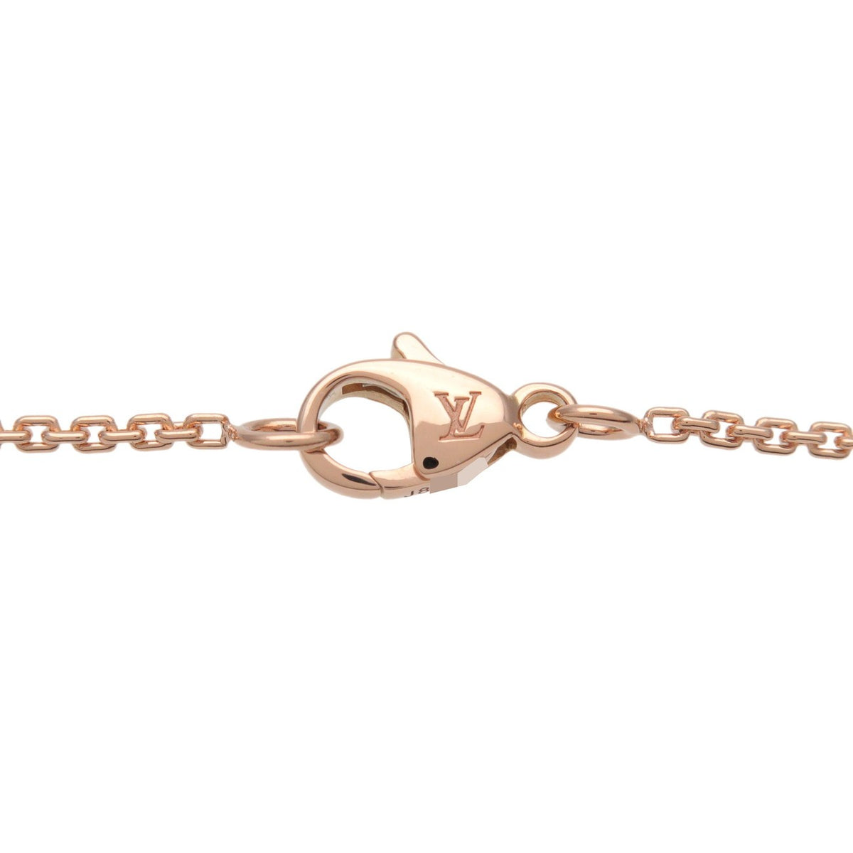Louis Vuitton Idylle Blossom LV Pendant 18K Rose Gold with Diamond, Gold, Rose Gold, Necklace