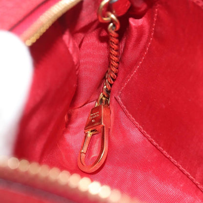 Gucci Ophidia Striped Canvas, Red, Canvas, Shoulder Bag