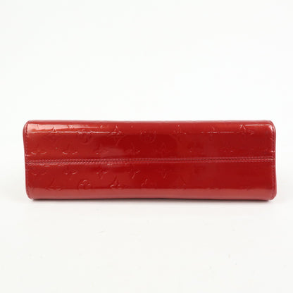 Louis Vuitton Roxbury Drive Monogram Vernis, Red, Patent Leather, Handbag