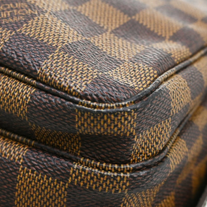 Louis Vuitton Naviglio Damier, Brown, Canvas, Shoulder Bag