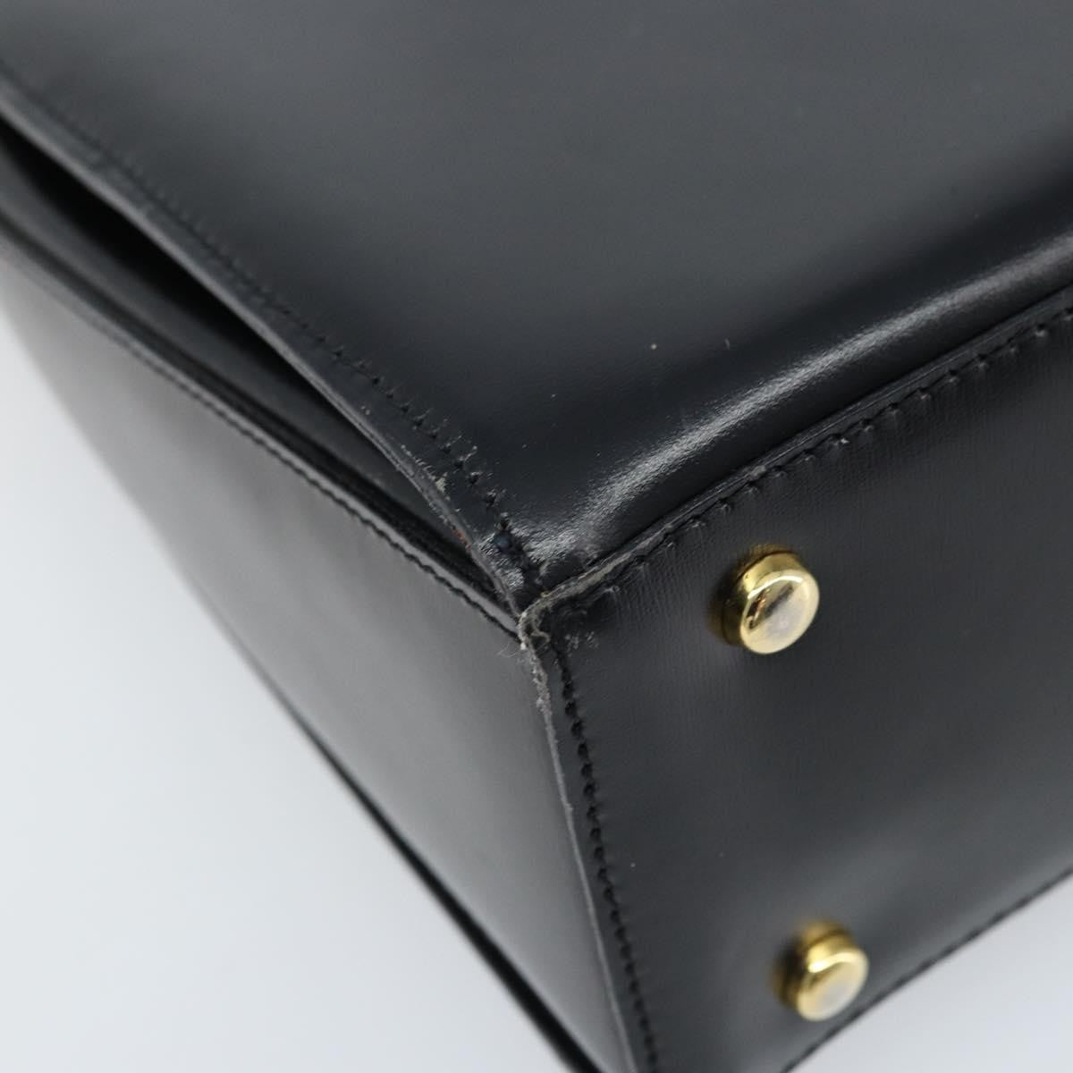 Celine Vintage Leather, Black, Leather, Shoulder Bag