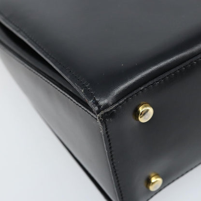 Celine Vintage Leather, Black, Leather, Shoulder Bag