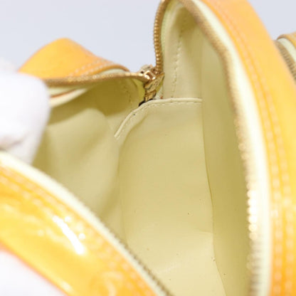 Louis Vuitton Wooster Monogram Vernis, Yellow, Patent Leather, Handbag