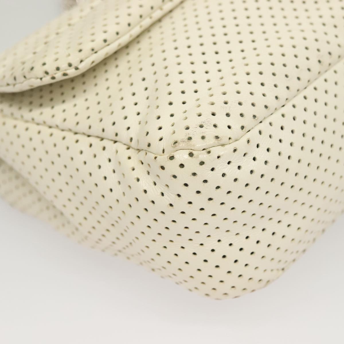 "Chanel 2,55", White, Leather, shoulder