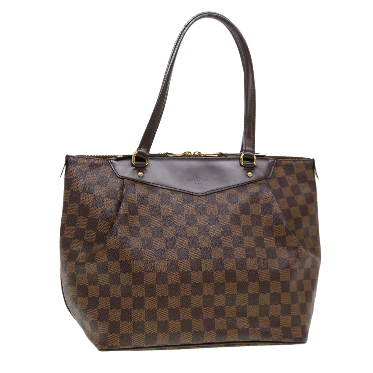 Louis Vuitton Westminster, Brown, Canvas, tote