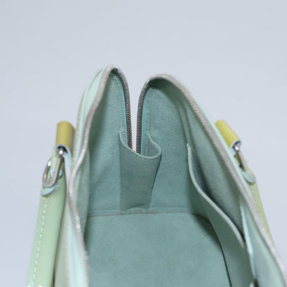 Louis Vuitton Alma Electric Epi Leather, Green, Patent Leather, Handbag