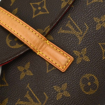 Louis Vuitton Sonatine Monogram Canvas, Brown, Canvas, Handbag