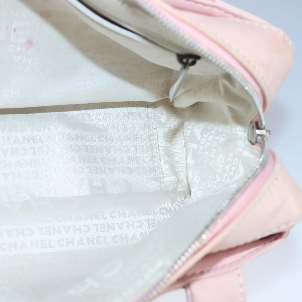 Chanel, Pink, Canvas, handbag