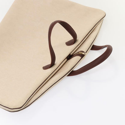 Hermès Victoria, Beige, Canvas, travel