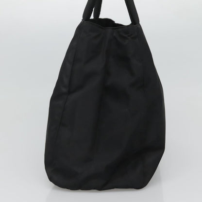 Prada Open Tote Re-Nylon, BLACK, SYNTHETIC, Tote bag