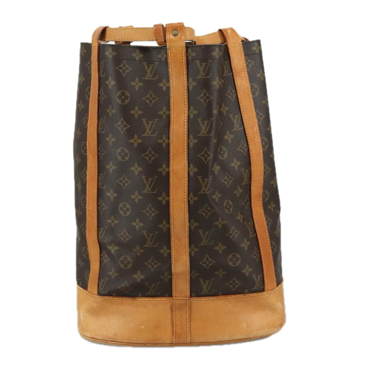 Louis Vuitton Randonnée, Brown, Canvas, shoulder