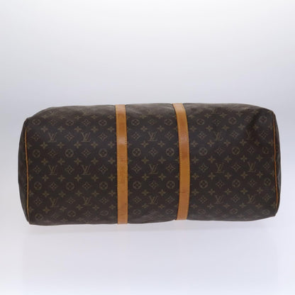 Louis Vuitton Keepall 60, Brown, Canvas, travel