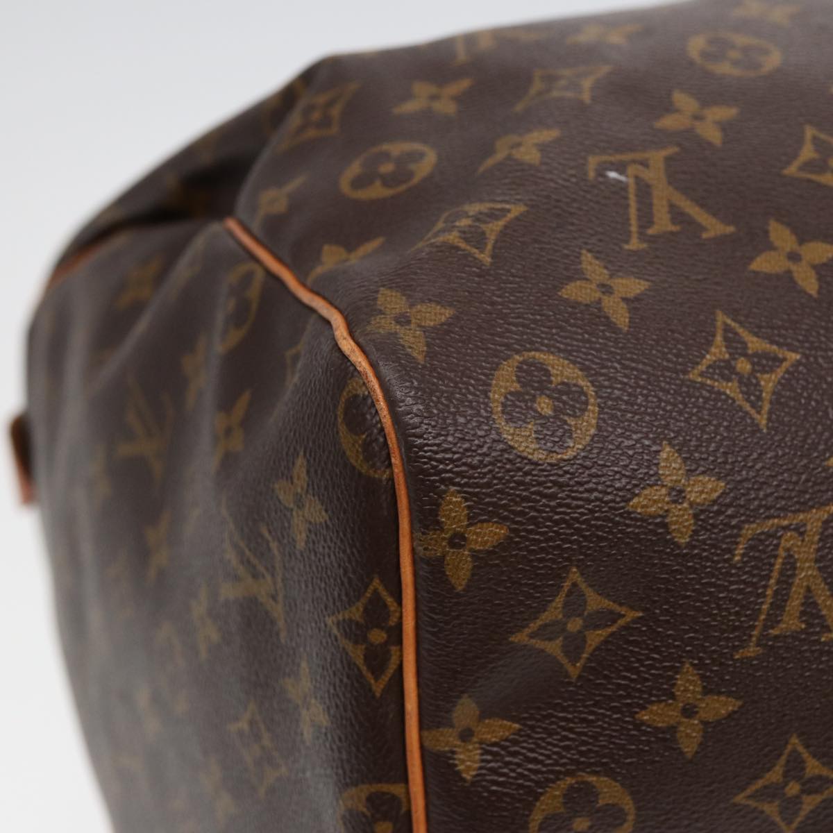 Louis Vuitton Keepall 60, Brown, Canvas, travel