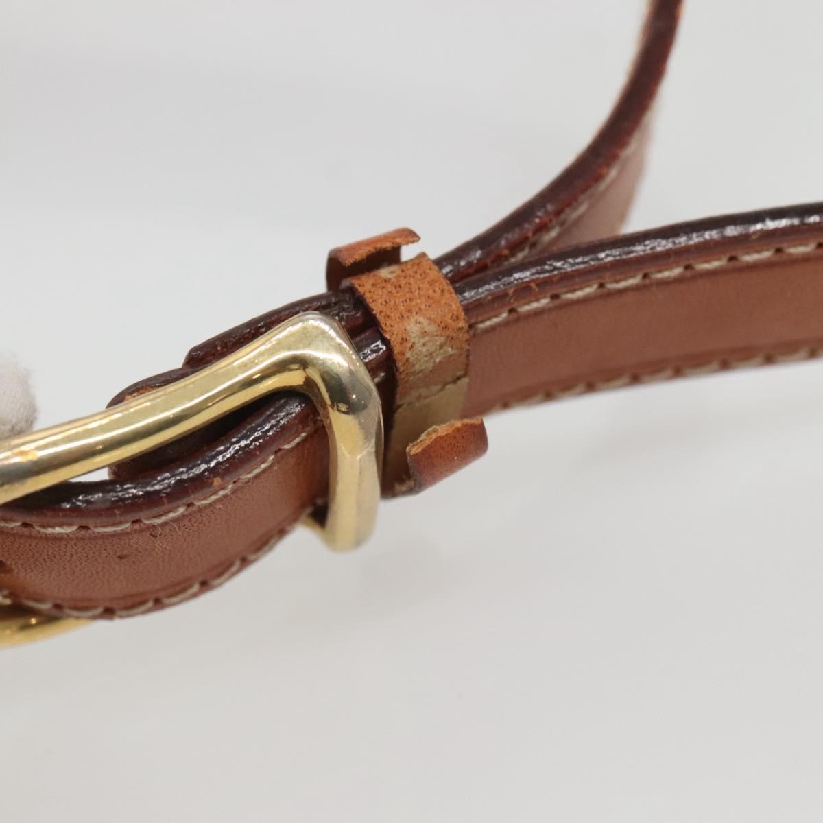Céline Macadam, Brown, Canvas, shoulder