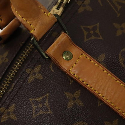 Louis Vuitton Keepall 60, Brown, Canvas, travel