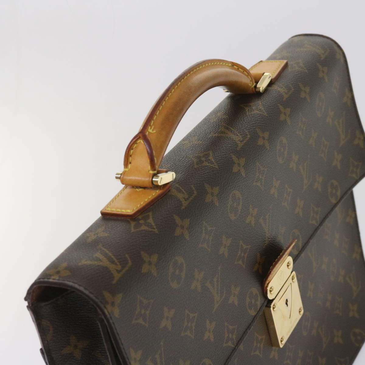 Louis Vuitton Laguito, Brown, Canvas, handbag