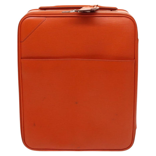 Louis Vuitton Pegase, Orange, Leather, travel