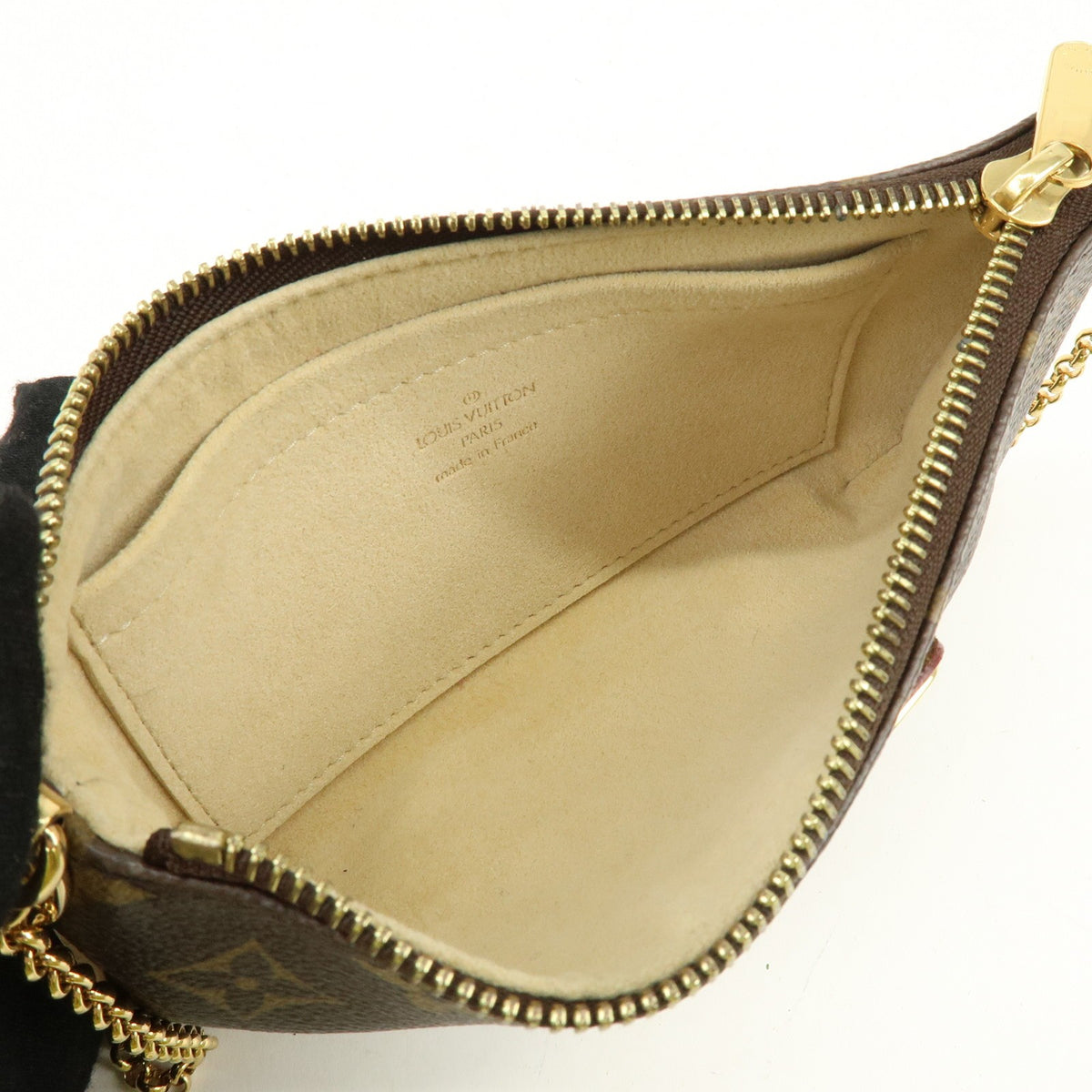 Louis Vuitton Milla Pochette Monogram Canvas, Brown, Canvas, Clutch