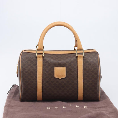 Celine Handbag Canvas, Brown, Canvas, Handbag