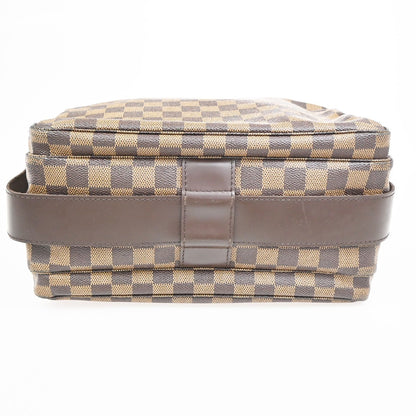 Louis Vuitton Naviglio Damier, Brown, Canvas, Shoulder Bag
