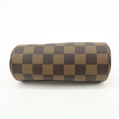 Louis Vuitton Papillon Pochette Damier, Brown, Canvas, Clutch