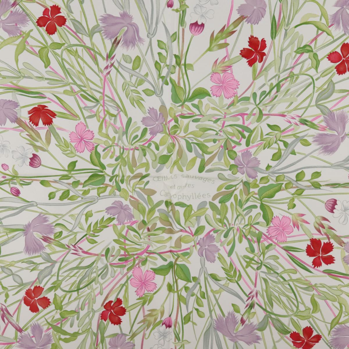 Hermes Carré 90 Silk multicolor, GREEN, SILK, Scarve & shawl