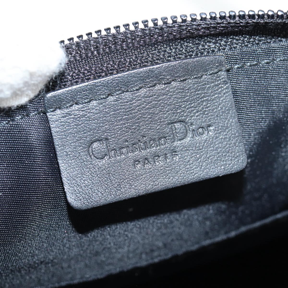 Dior Diorissimo, Black, "CANVAS, LEATHER", handbag