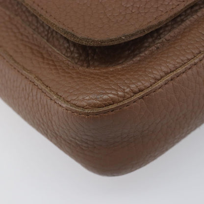 Bottega Veneta Shoulder Leather, Brown, Leather, Shoulder Bag