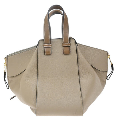 Loewe Hammock Leather, Beige, Leather, Handbag