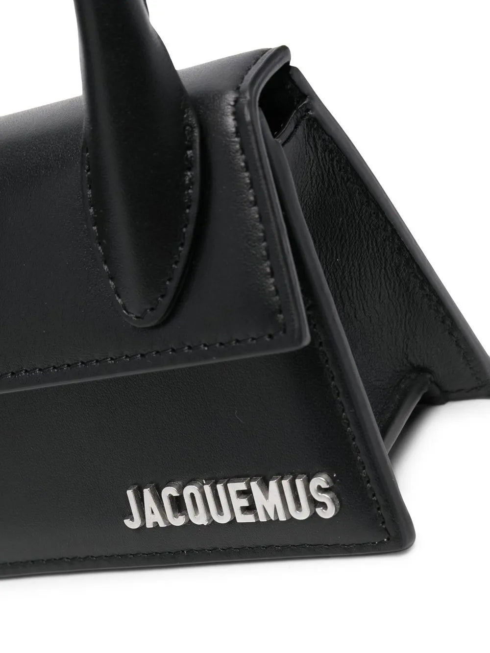 Jacquemus Le Chiquito Mini Leather, Black, Leather, Handbag