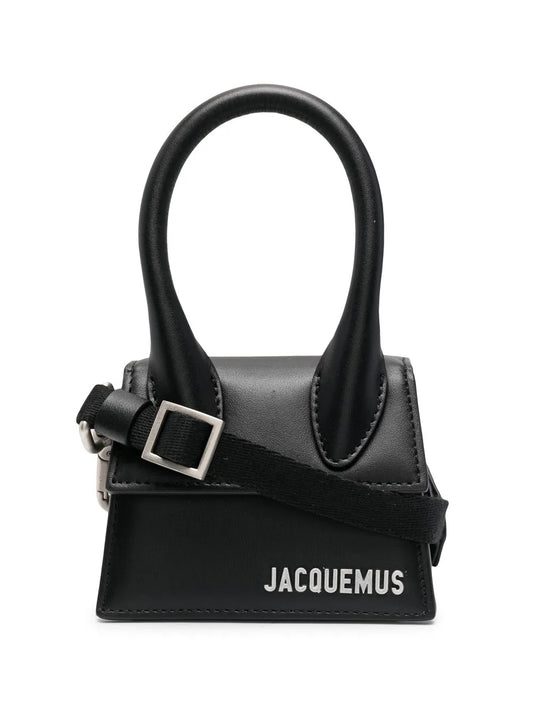 Jacquemus Le Chiquito Bag Leather, BLACK, LEATHER, Handbag