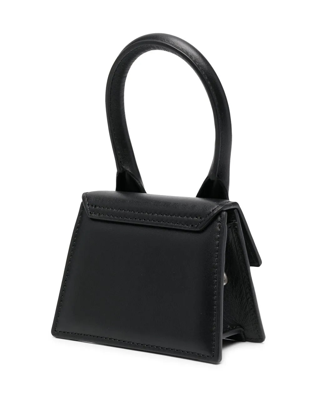 Jacquemus Le Chiquito Bag Leather, BLACK, LEATHER, Handbag