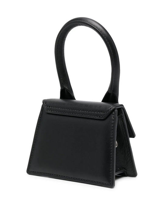Jacquemus Le Chiquito Mini Leather, Black, Leather, Handbag