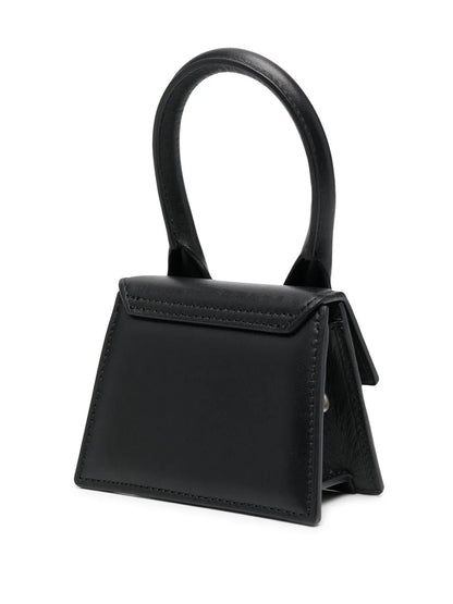Jacquemus Le Chiquito Bag Leather, BLACK, LEATHER, Handbag