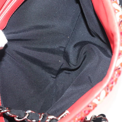 Chanel Mademoiselle, Red, Leather, shoulder