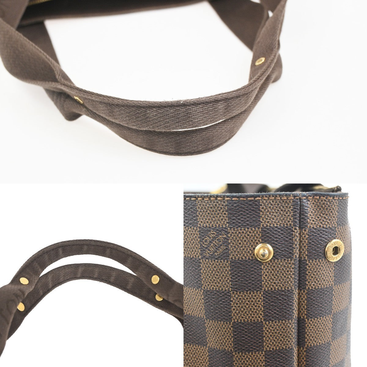 Louis Vuitton Beaubourg Damier, Brown, Canvas, Tote Bag