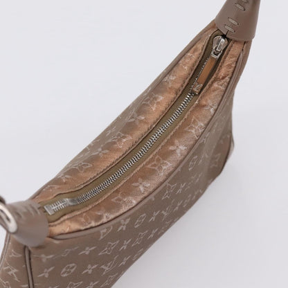 Louis Vuitton Boulogne Monogram Satin, Beige, Canvas, Handbag