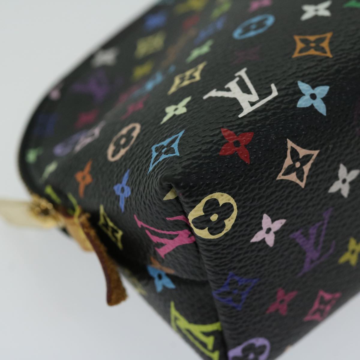 Louis Vuitton Cosmetic pouch, Black, Canvas, clutch