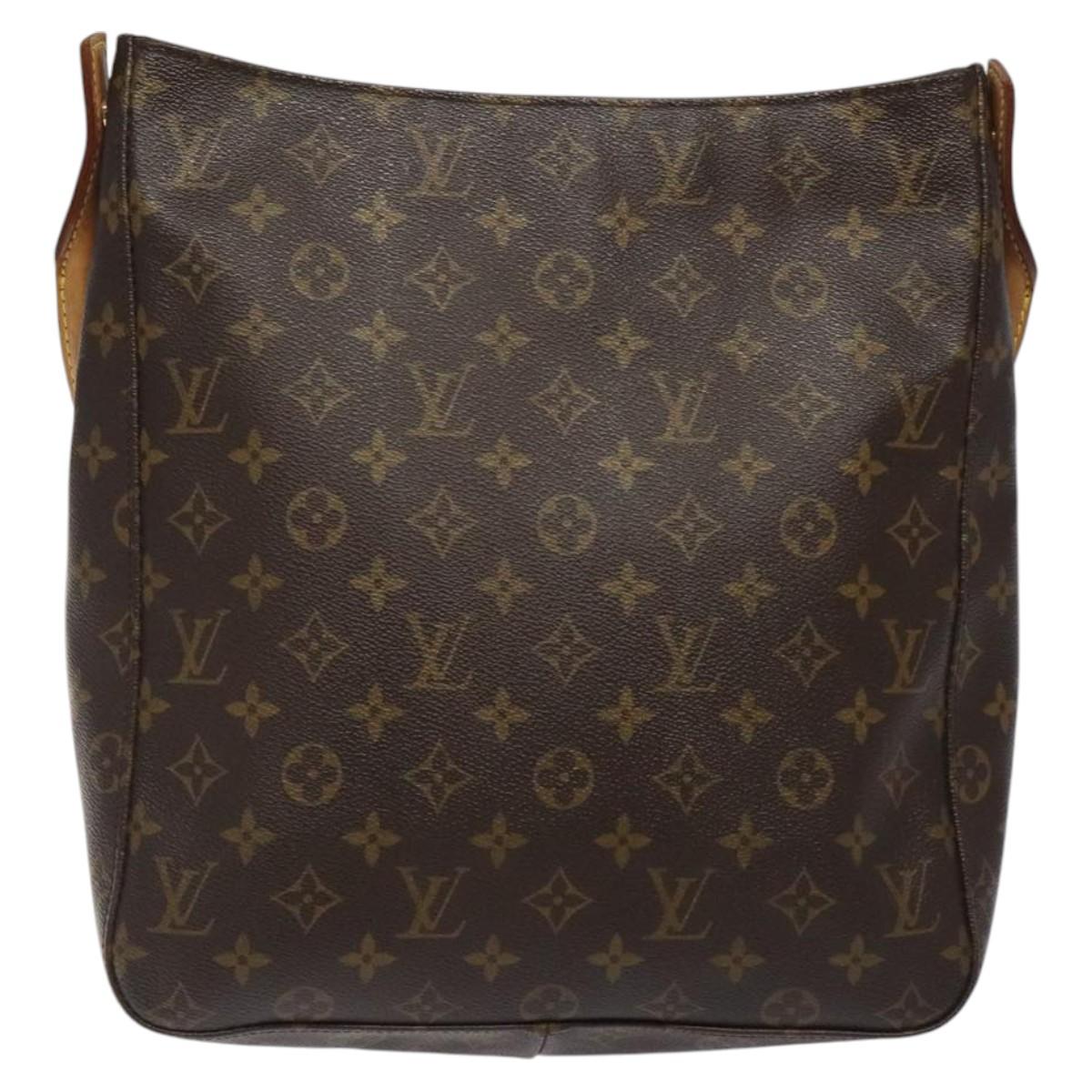 Louis Vuitton Looping GM, Brown, Canvas, shoulder