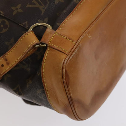Louis Vuitton Montsouris, Brown, Canvas, backpack